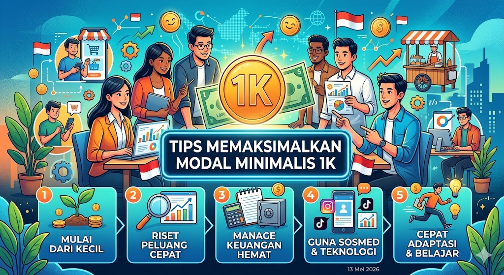 Modal Minimalis 1k - Strategi Manajemen Keuangan Digital Terjangkau 2026